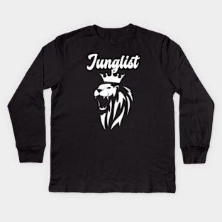 JUNGLIST  - Lion Roar Kids Long Sleeve T-Shirt